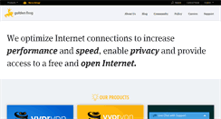 Desktop Screenshot of goldenfrog.com
